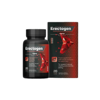 Erectogen - კაფსულები პოტენციისთვის