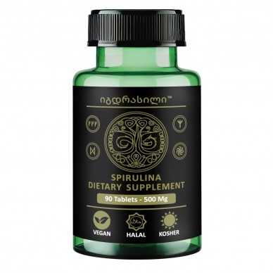 Spirulina - სუსტი ტაბლეტები წონაში დასაკლებად.