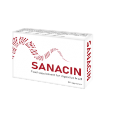 Sanacin - კაფსულები საჭმლის მომნელებელი სისტემისთვის